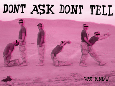  Don’t ask don’t tell