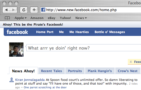  Facebook voor piraten