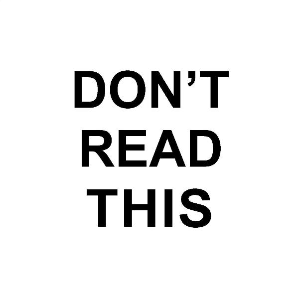 Luister niet naar goed advies