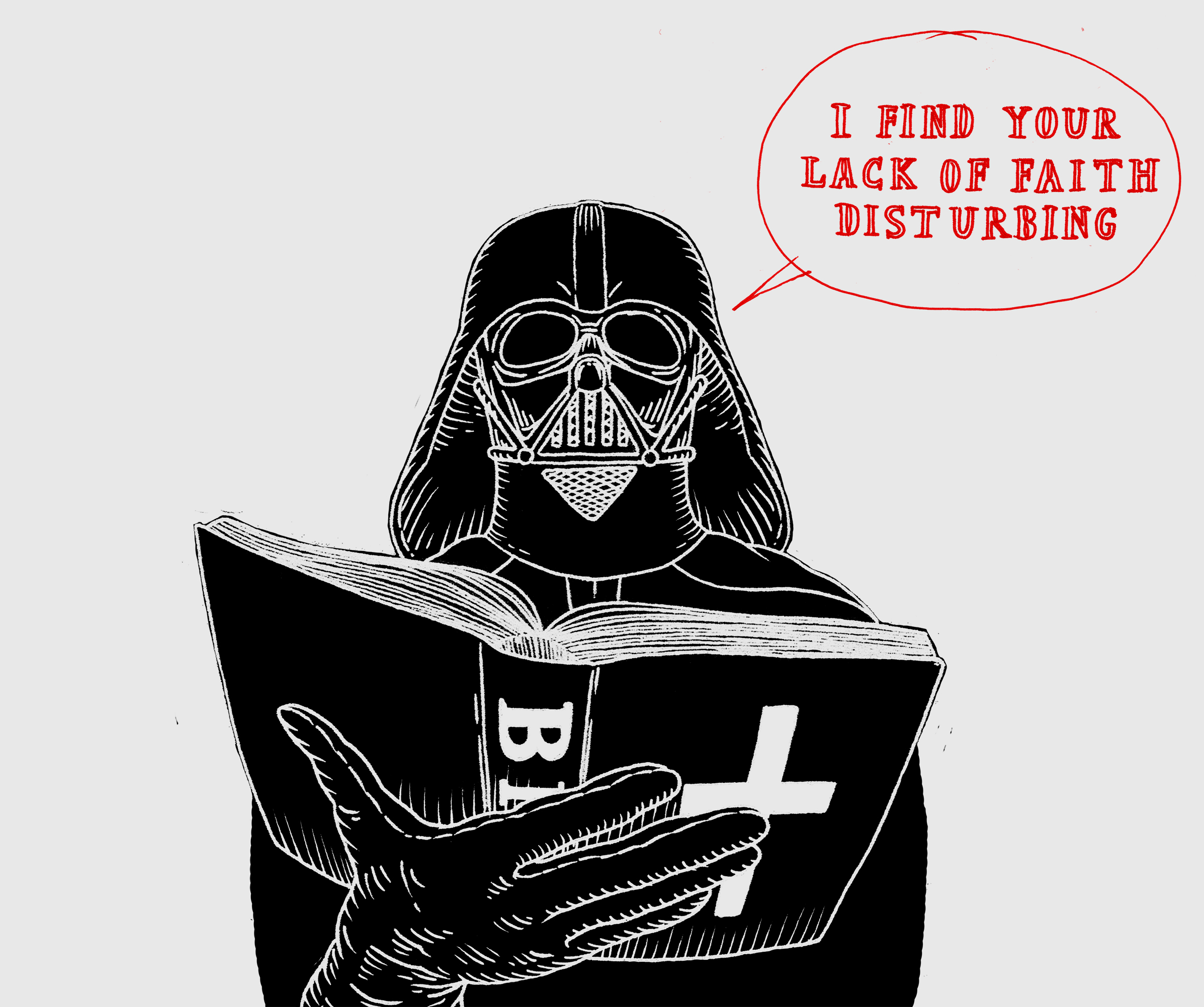 In de naam van Darth Vader, de Zoon en de Heilige Geest