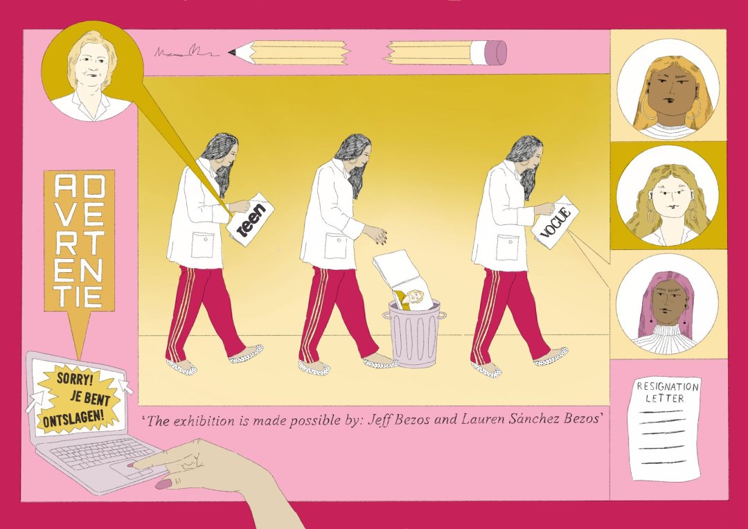 Politiek is de olifant in de kamer, maar modejournalistiek trekt de deur liever dicht