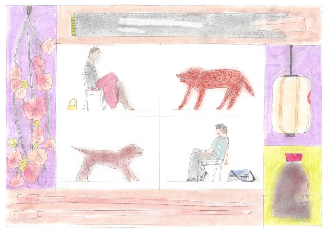 Dogs that cannot touch each other